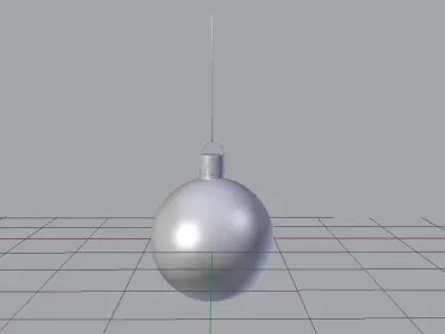 Christmas Ball  Low-poly 3D model