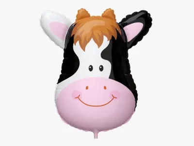 Foil decoration balloon 09 Cow 3D model