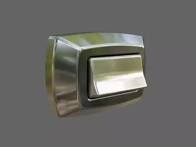 Toilet Flush Valve - Valvula de Descarga Low-poly 3D model