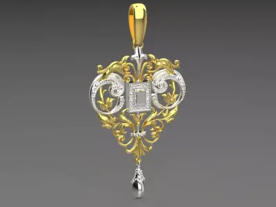 Modern Baroque Splendor gp0466 3D print model