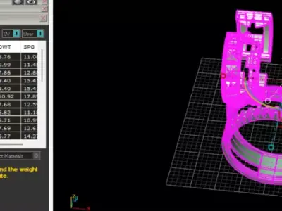 Set ring and earrings 3D print model