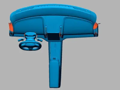 Volvo EX30 2024 Instrument Panel Vehicle 3d scan model 3D model  3D model