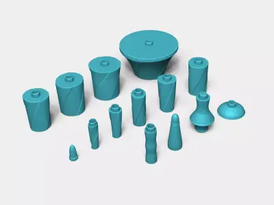 Real Size Medieval Lance STL - Knight Joust Cosplay 3D print model