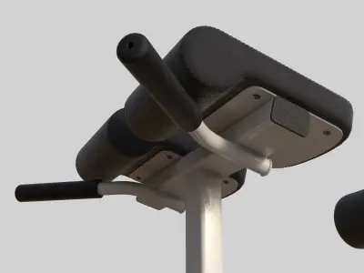 professional bench press 01 3D model