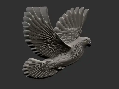 Dove cnc model  3D print model