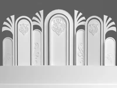 Wedding Stage 3D model