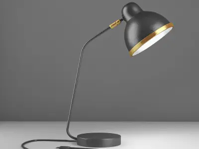BLACK TABLE LAMP 3D model