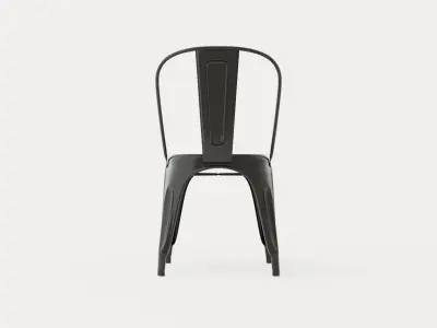Amparo Chair Metal Low-poly 3D model