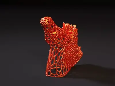 Fire horse 3D print model