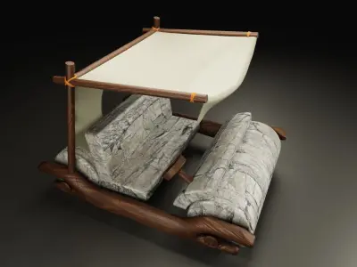 Flinstones Car 3D model 3D model