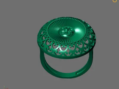 Women Plain Ring Ready STL Models Womens Ring 3d models 3D print model 31