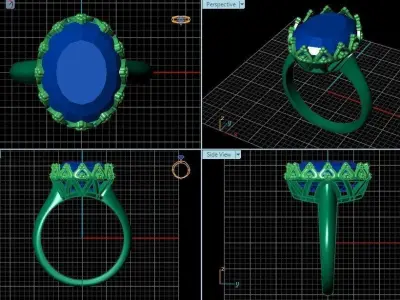 Ring  pk 1 3D print model