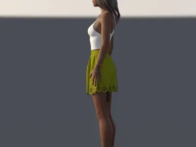 Game Ready Download Your Rigged Alisha Animated Model 3D model