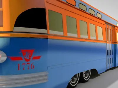 Vintage Bus 3D model