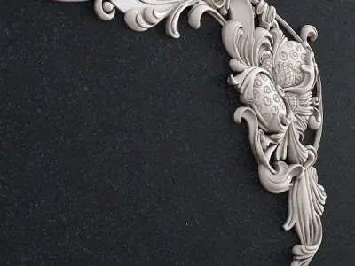 Jewelry angle corner 1 corbel 3D print model