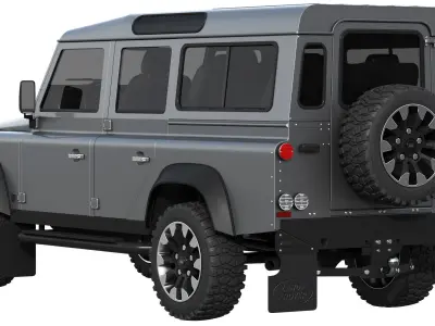 Land Rover Defender Works V8 4-door 2018 3D model