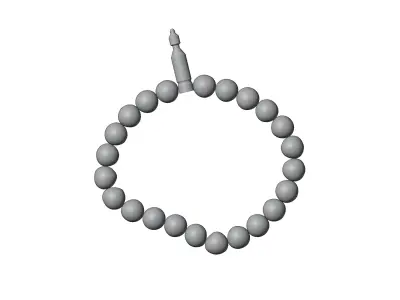 prayer beads 3D model