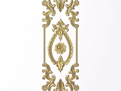  decorative pattern ready for 3D printing 3D model 417