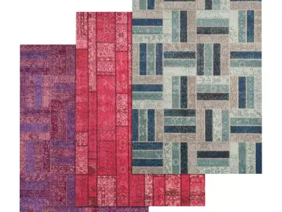 Rug Set 2115 3D model