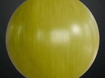 Yellow-Green Burnished Metal PBR Seamless Texture