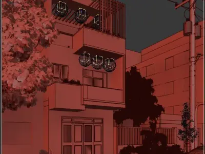 Modern House 3D model