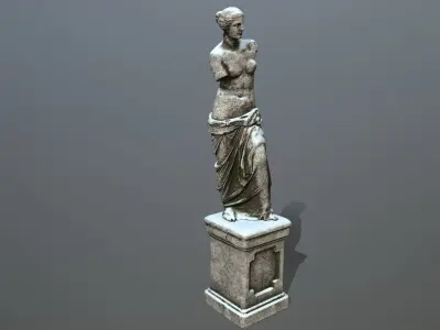Venus  de  Milo Low-poly 3D model
