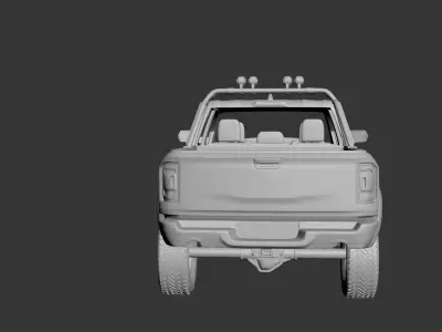 Dodge Ram 1500 TRX 2021 3D print model