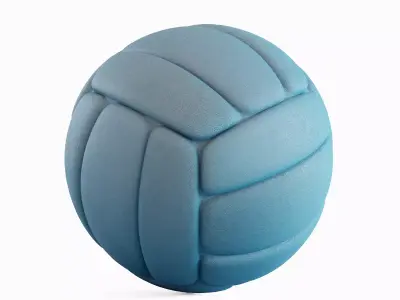 Simple Volleyball Ball 04 3D model