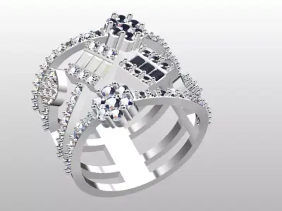 garden jewelry ring 3D print model