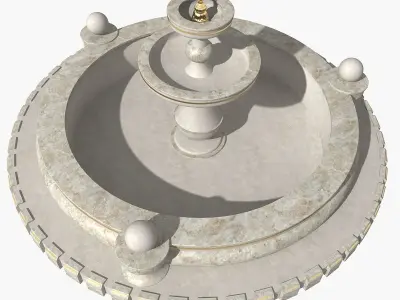 Fountain 01 3D model