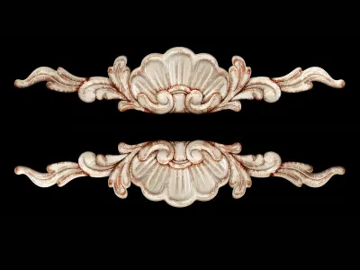 Classic carved 007 3D model