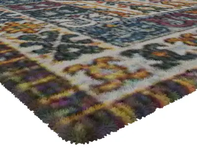 Rug Set 1587 3D model