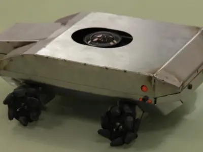 Robot Mecanum Wheels Free 3D model