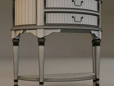 Laura Ashley console table 3D model