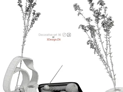 Decorative set 16 3D model order