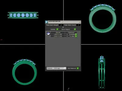 FASION UNIK RING 3D model get