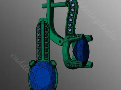 Earrings od99 3D print model