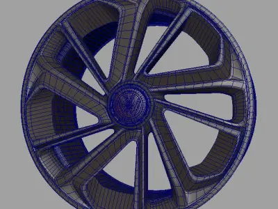 Volkswagen GTI Roadster  Rim 3D model