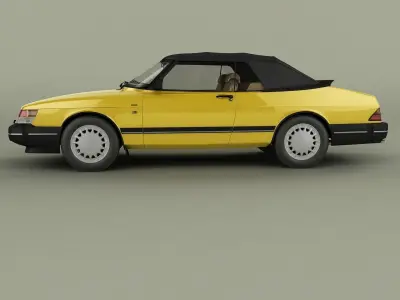 SAAB 900 Convertible 3D model