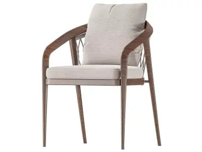 sette garden rako chair 3D model