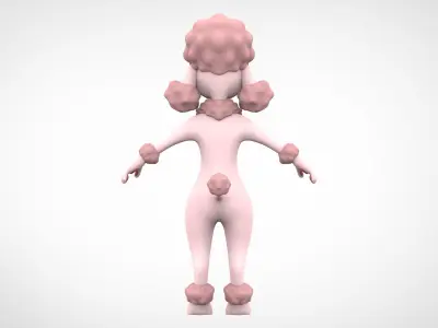 Poodle 3D model