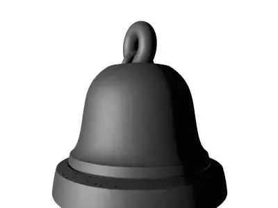 Christmas Bell 3D Printable Model 3D print model get