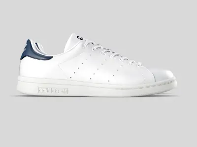 adidas stan smith blue 3D model