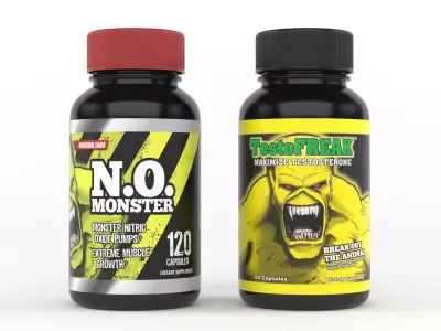 Protein Powder 3D model