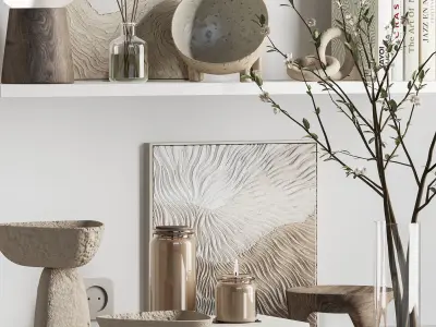 Decorative set046 3D model