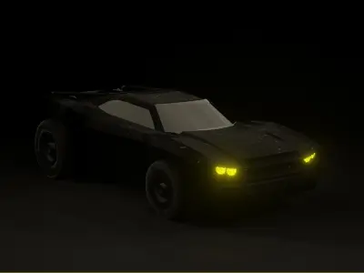 batmobile 2022 3D model
