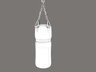 Punching Bag  Boxking Bag  Low-poly 3D model