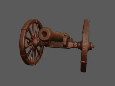 Historical Cannon 3D Print 3D print model