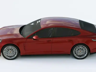 Porsche Panamera Turbo S 2021 3D model