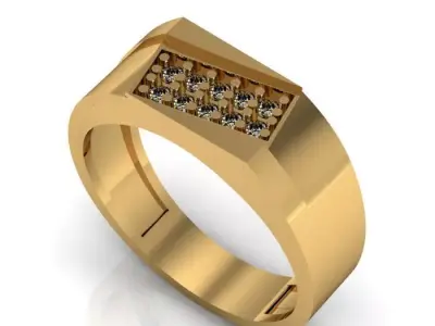 man ring 3D print model